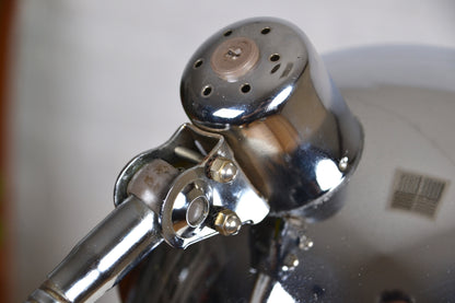 Vintage Kasier Leuchten German lamp in chrome / Christian Dell / Bauhaus design