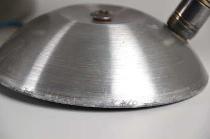 Pair mid century aluminium wall sconces Kempthorne / BECO