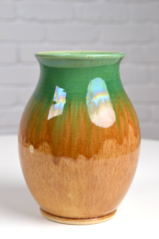 Vintage glazed Vase / canister Australian c1960s