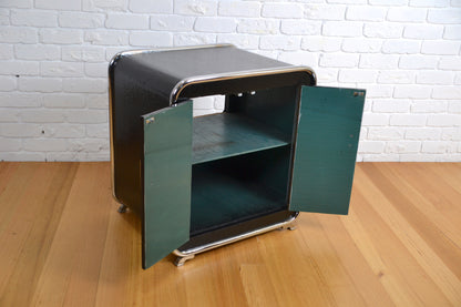 1920s Art Deco hi-fi / drinks cabinet / bedside chest - genuine Bauhaus era 100+years old