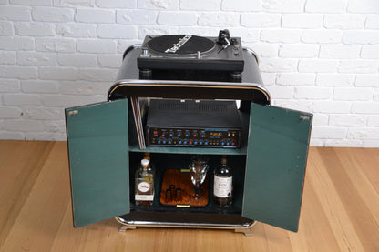 1920s Art Deco hi-fi / drinks cabinet / bedside chest - genuine Bauhaus era 100+years old