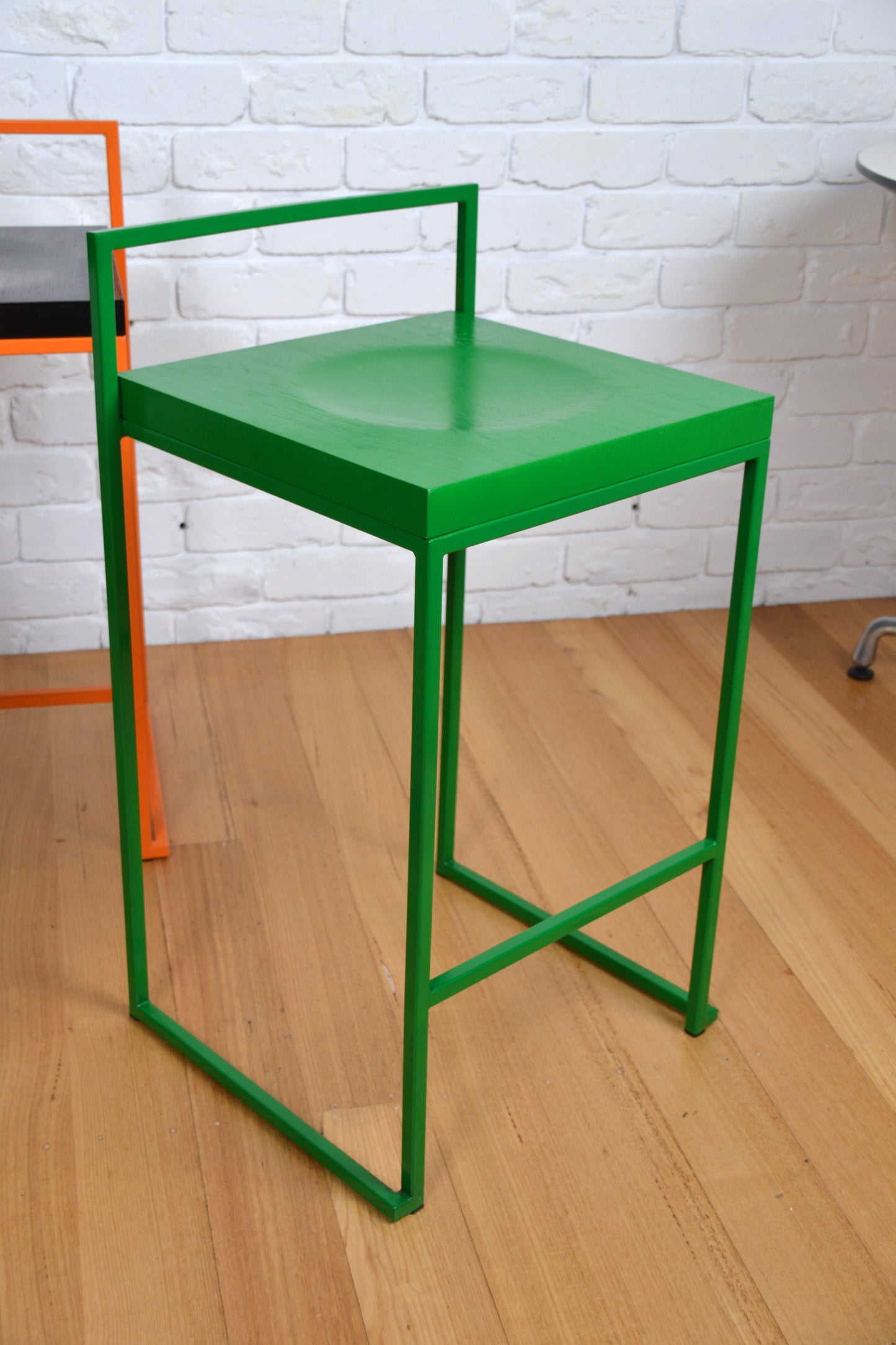 Modern designer bar stool /side table Italy by Enzo Berti