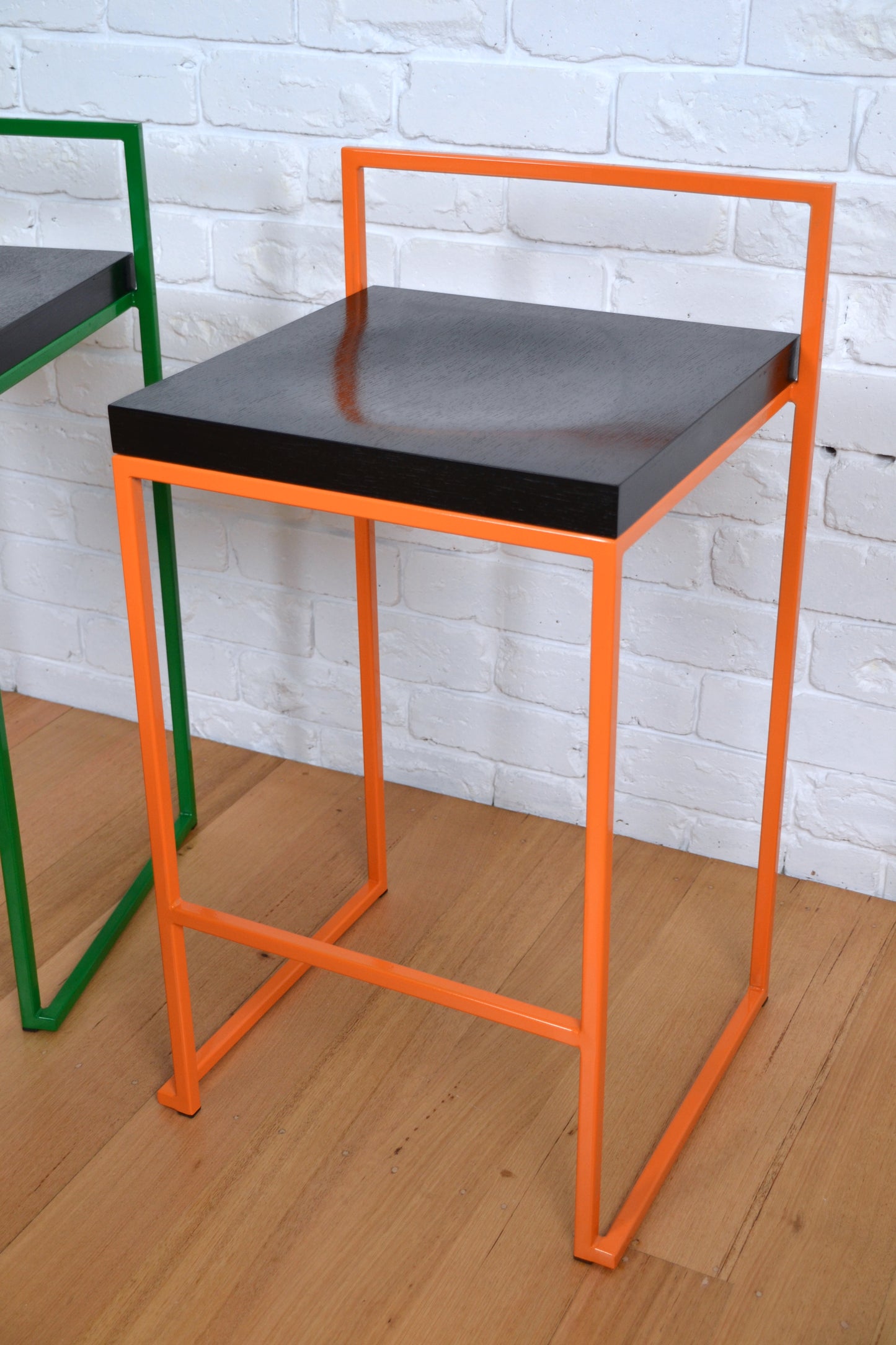 Modern designer bar stool /side table Italy by Enzo Berti