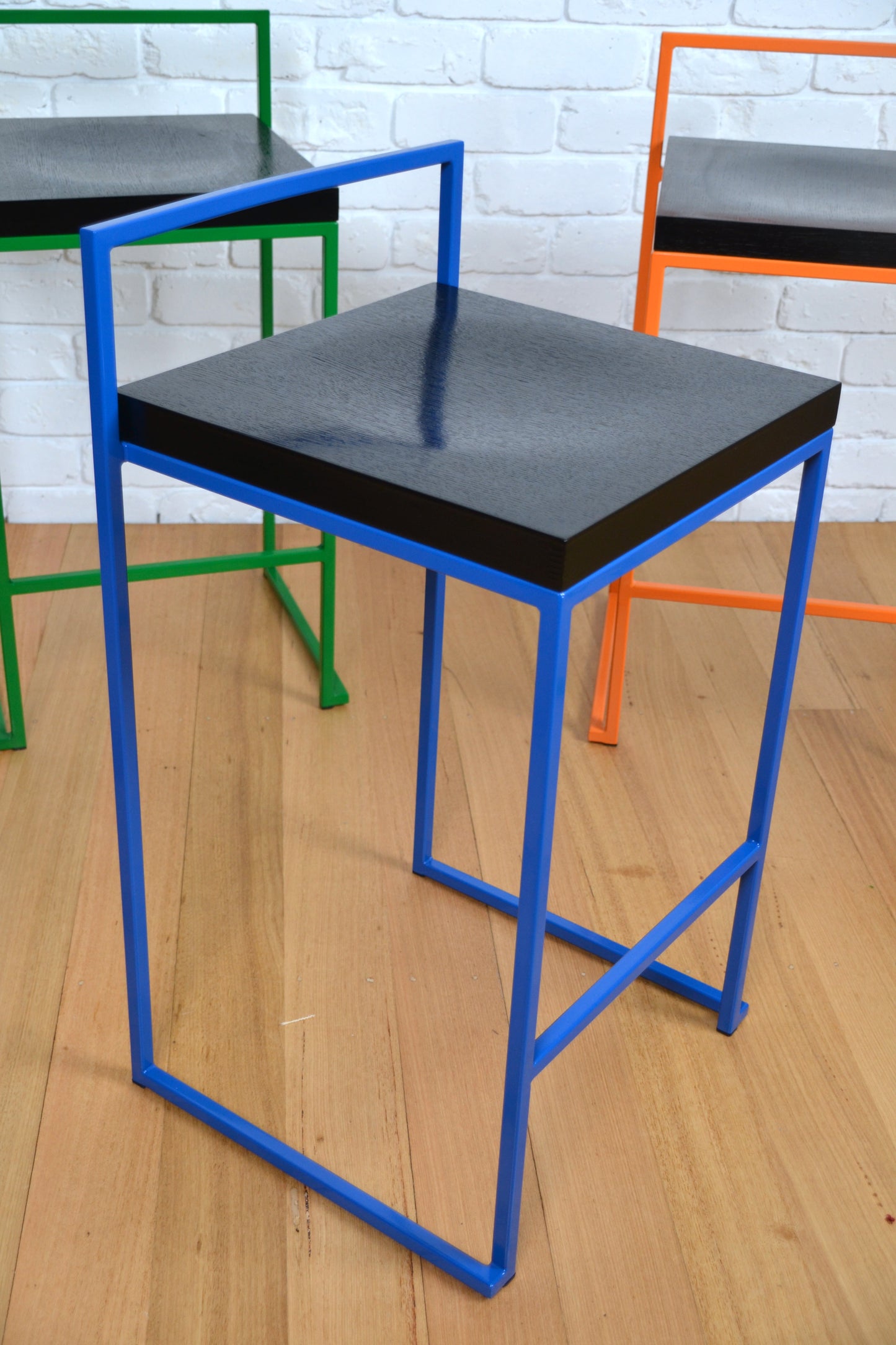 Modern designer bar stool /side table Italy by Enzo Berti