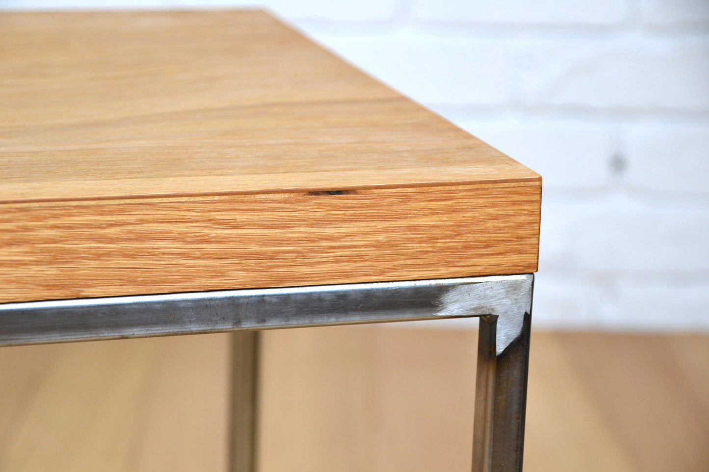 Modern designer stool /side table in natural Oak