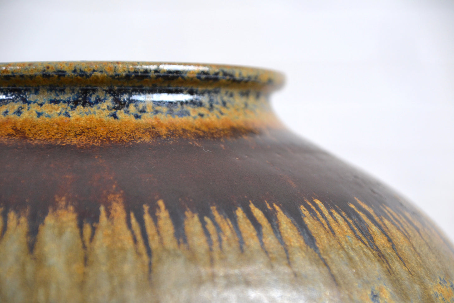 Large impressive vintage stoneware vase- stamped 'Nilsson'