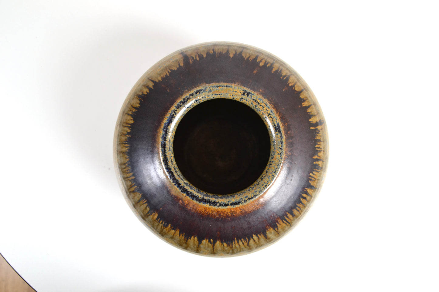 Large impressive vintage stoneware vase- stamped 'Nilsson'