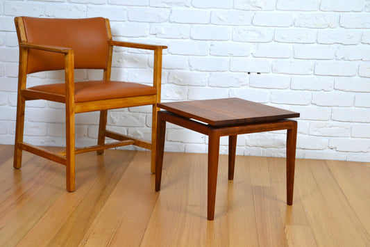 Mid century side / coffee table solid Tasmanian Blackwork - restored