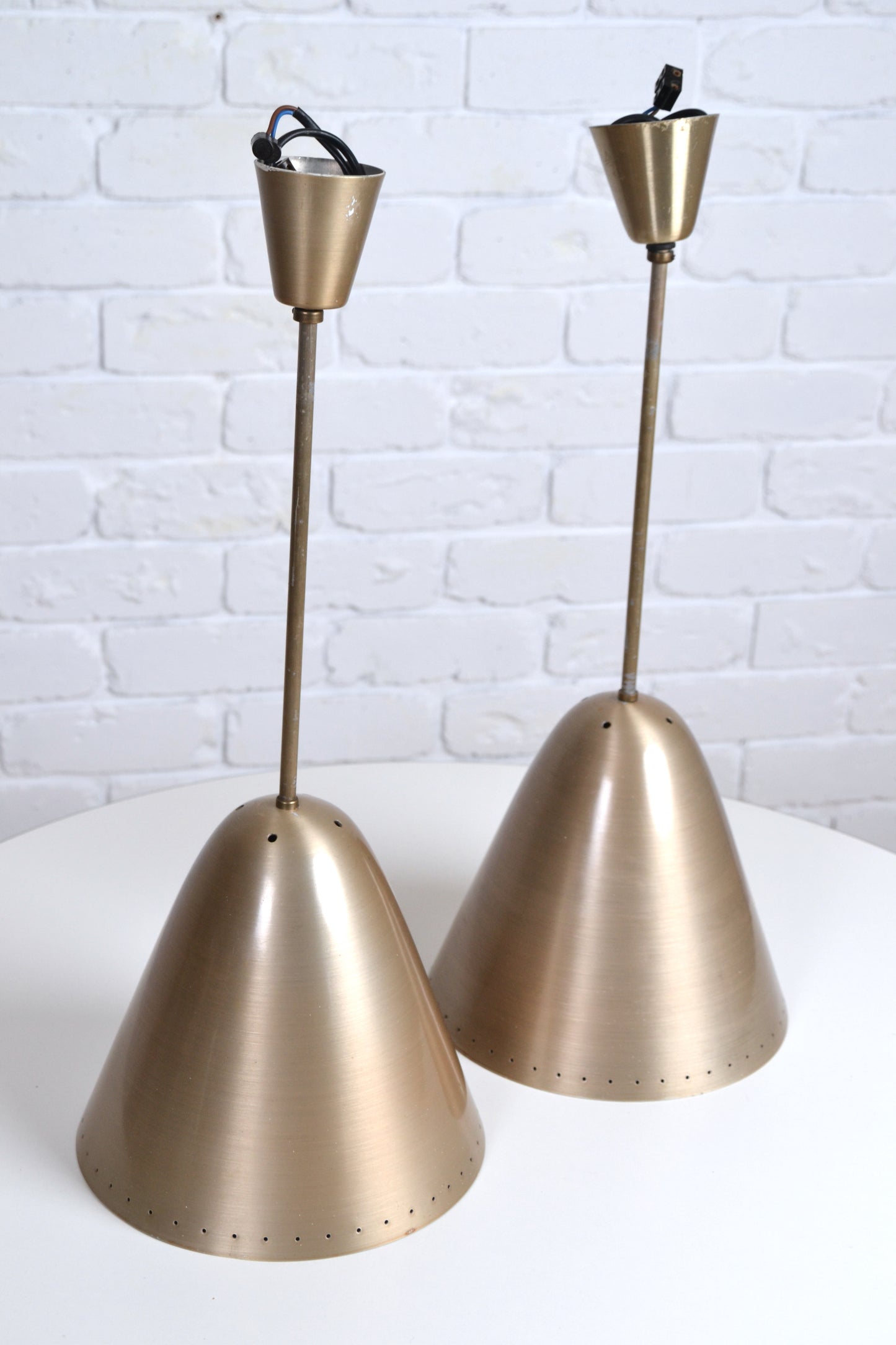 BECO pendant light Australian Mid century by BECO Brown Evans & Co (two available)