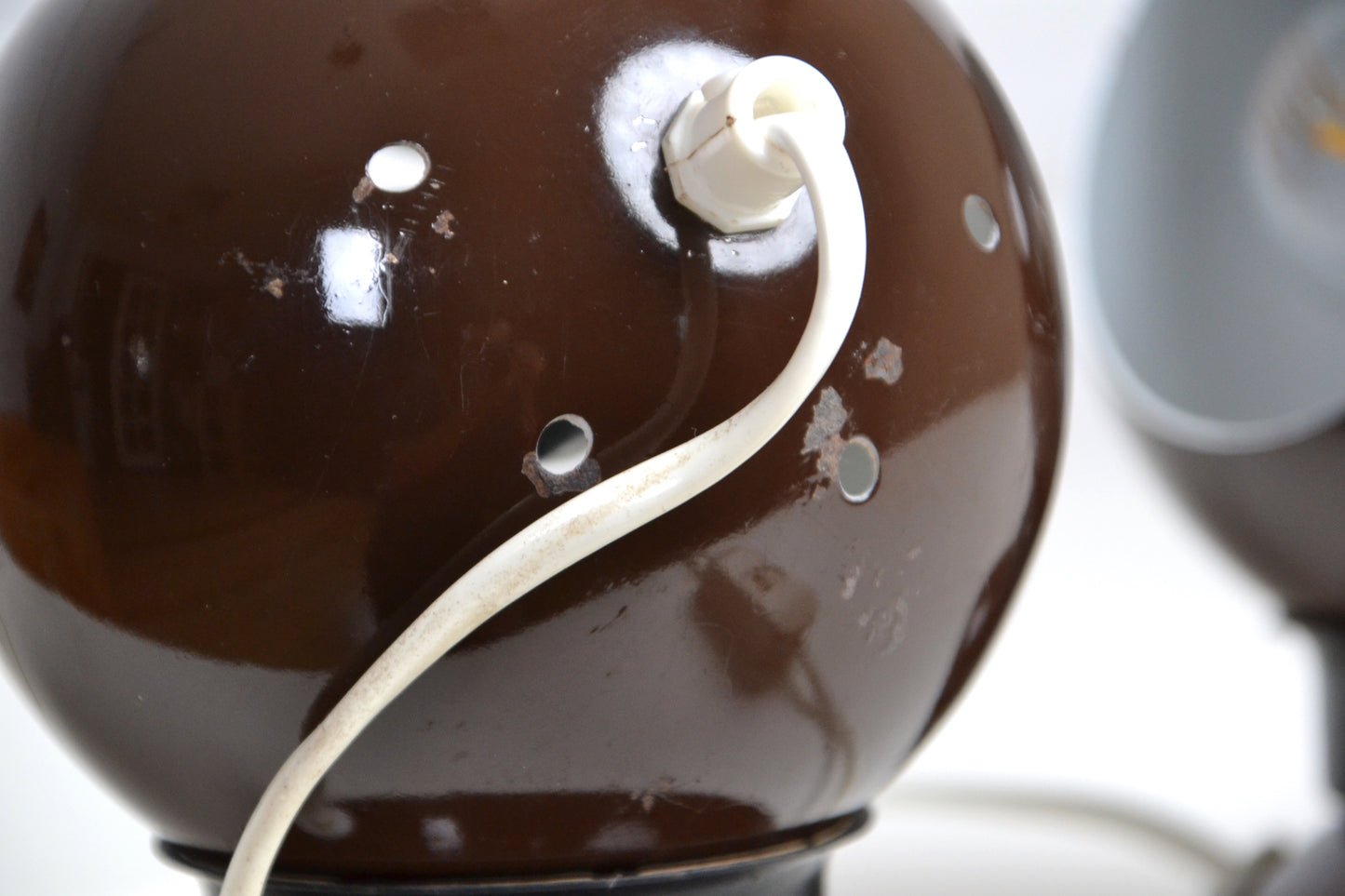 Pair retro eyeball lamps by Benny Frandsen Denmark