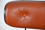 Load image into Gallery viewer, Mid century leather lounge armchair / footstool Plycraft George Mulhauser / Eames - Restored

