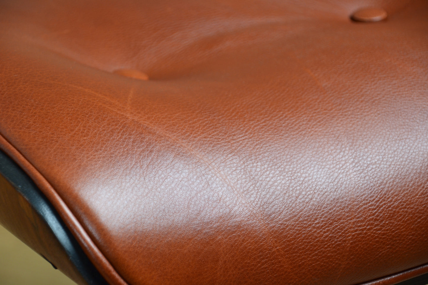 Mid century leather lounge armchair / footstool Plycraft George Mulhauser / Eames - Restored