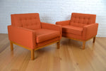 Load image into Gallery viewer, Mid century Florence Knoll armchair- Featherston Interiors RESTORED Warwick eco-wool
