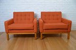 Load image into Gallery viewer, Mid century Florence Knoll armchair- Featherston Interiors RESTORED Warwick eco-wool
