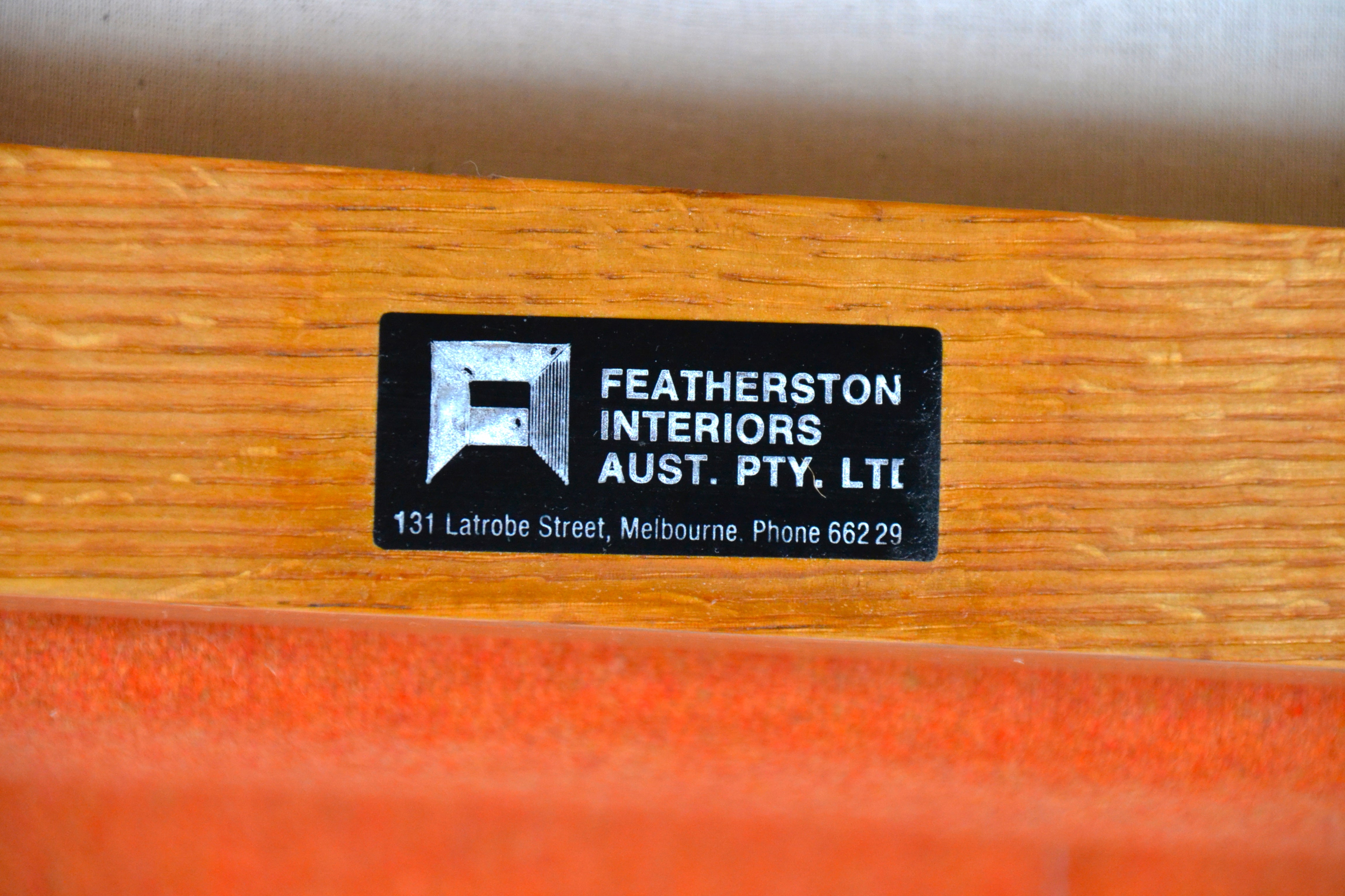 Mid century Florence Knoll armchair- Featherston Interiors RESTORED Warwick eco-wool