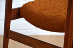 Load image into Gallery viewer, Max Hutchinson mid century armchair / orange boucle fabric
