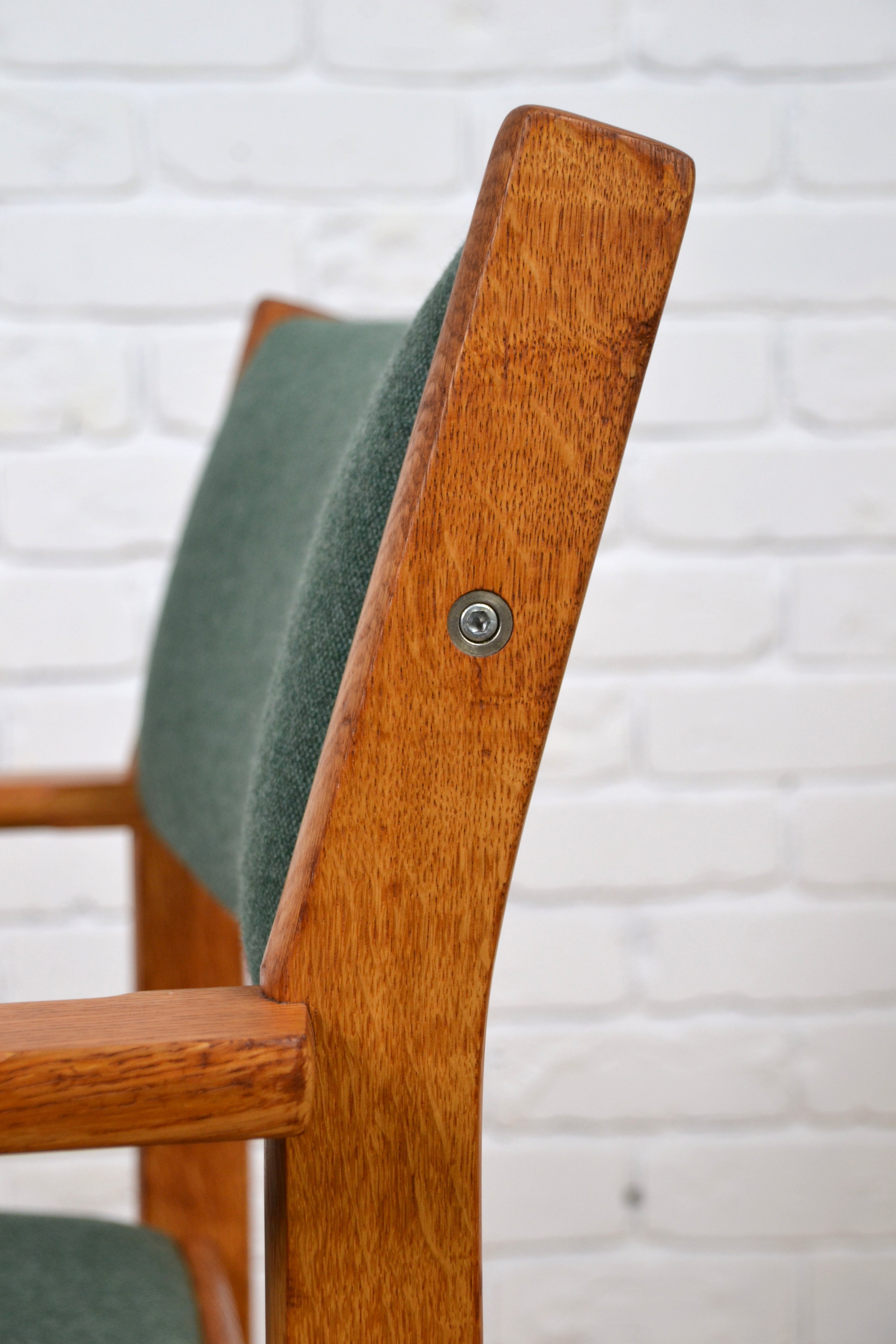 Vintage Danish Oak armchair by Hans J Wegner