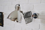 Load image into Gallery viewer, Pair Vintage drafting articulated scissor wall lamp- old new stock / as new
