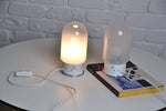 Load image into Gallery viewer, Pair of Mid century Italian Murano glass dome lamps by Carlo Nason, Venice
