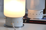 Load image into Gallery viewer, Pair of Mid century Italian Murano glass dome lamps by Carlo Nason, Venice
