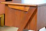 Load image into Gallery viewer, Mid century Teak Danish bedside table / record cabinet storage
