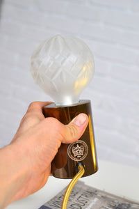 Modern designer crystal bulb table lamps by Lee Broom UK