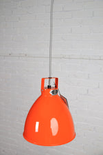Load image into Gallery viewer, Jieldé French designer medium orange pendant light - as new
