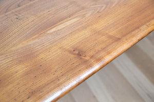 Mid century English solid Elm / Beech table by Ercol 1950s Restored