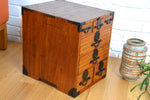 Load image into Gallery viewer, Antique Japanese small chest / multi-drawer jewellery box / Bedside table - Meiji period 1800s
