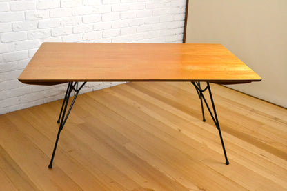 Mid century modern steel rod table - Meadmore / Hirst style