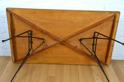 Mid century modern steel rod table - Meadmore / Hirst style