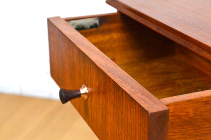 Mid century Mahogany & Rosewood bedside table / drawer by Vanson Sweden