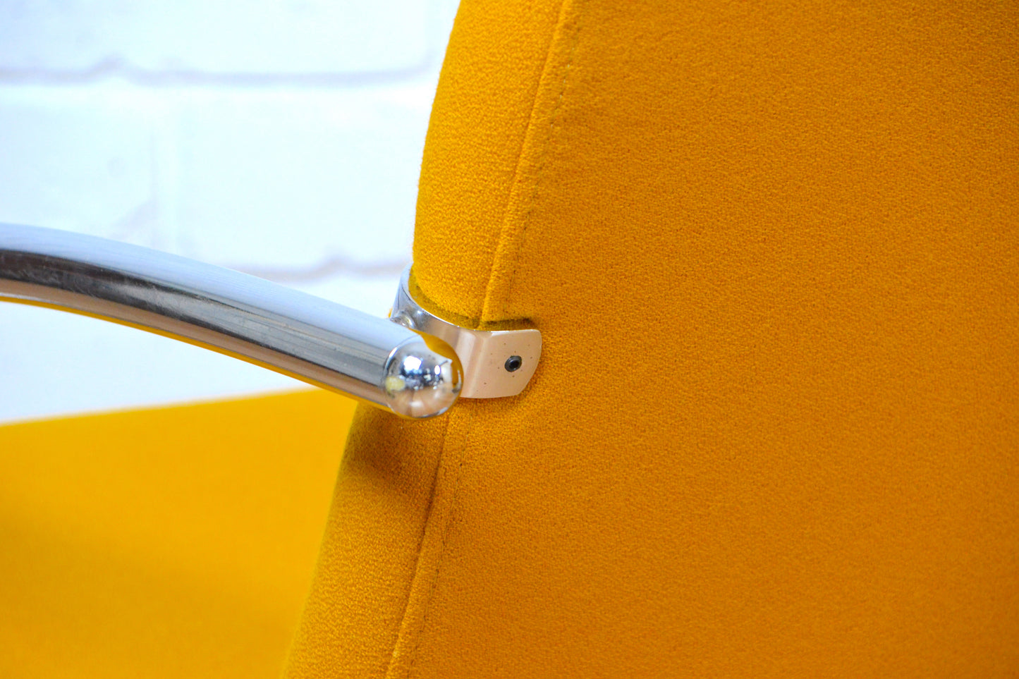 Verner Panton 123 Lounge swivel armchairs Fritz Hansen Denmark 1975 RESTORED Eco wool