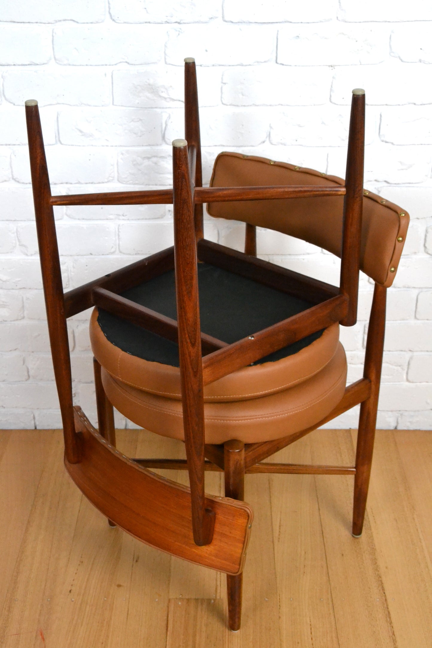 Mid century dining chairs Victor Wilkins for G-Plan England Rosewood & Teak / new upholstery