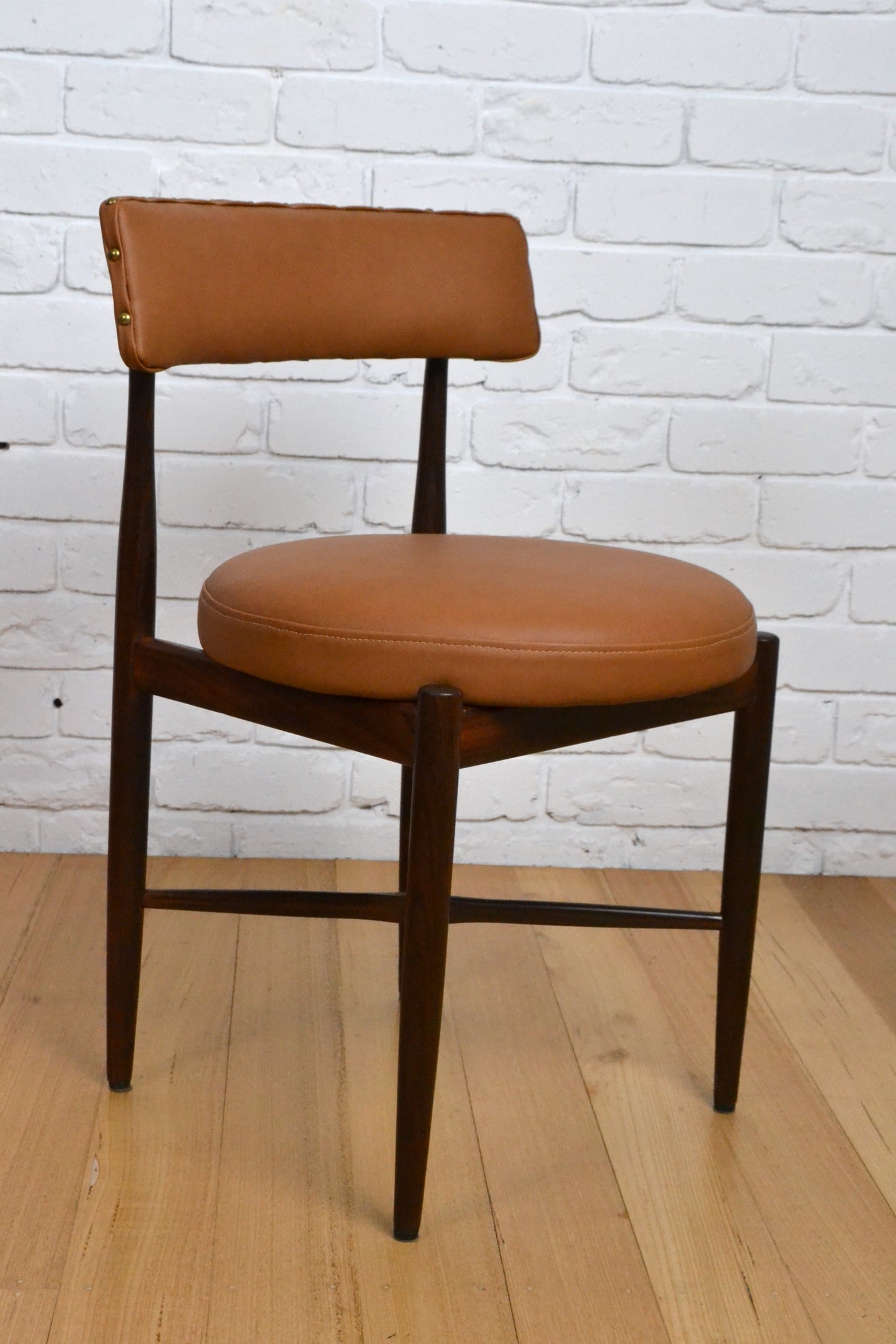 Mid century dining chairs Victor Wilkins for G-Plan England Rosewood & Teak / new upholstery