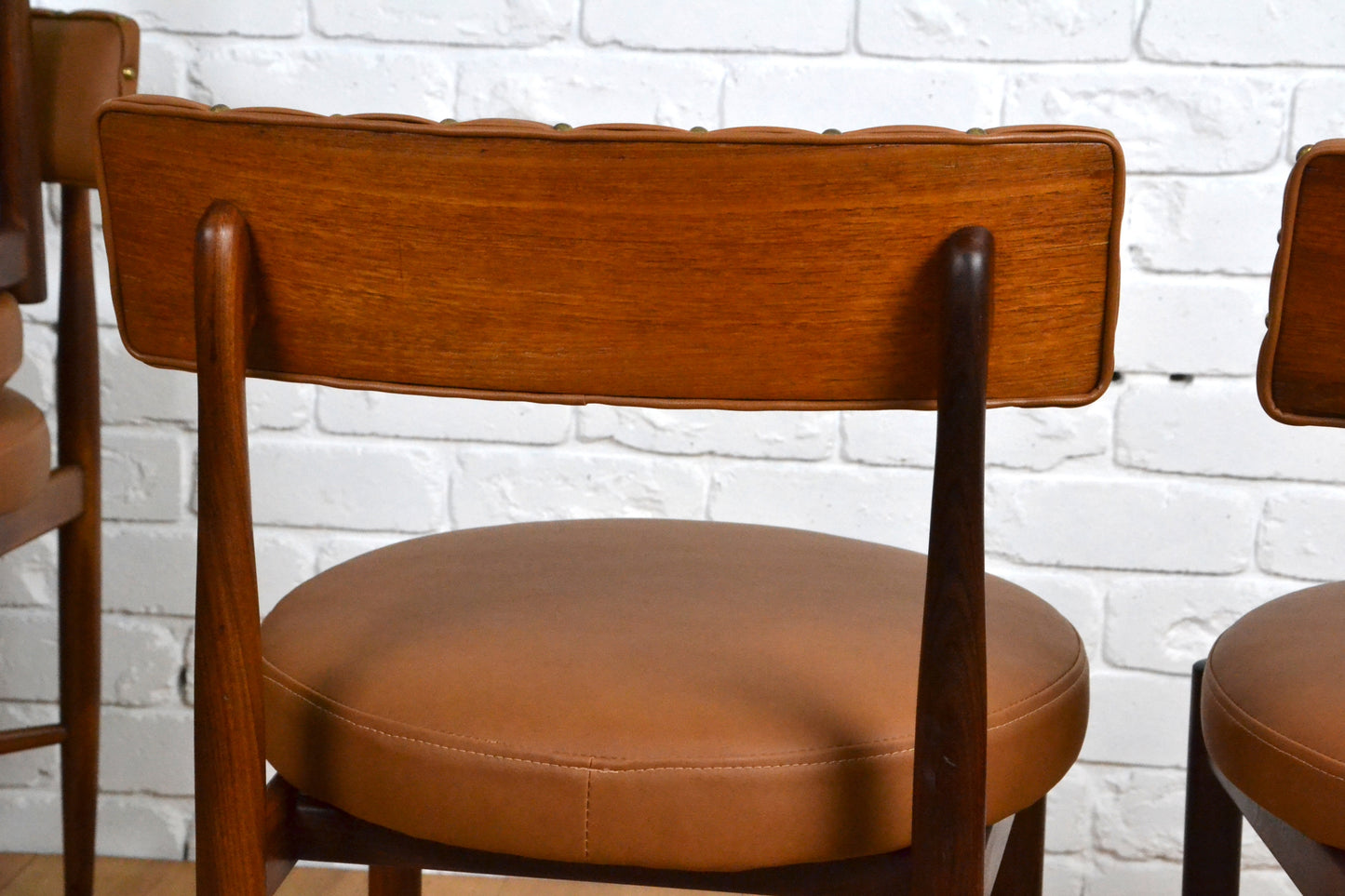 Mid century dining chairs Victor Wilkins for G-Plan England Rosewood & Teak / new upholstery