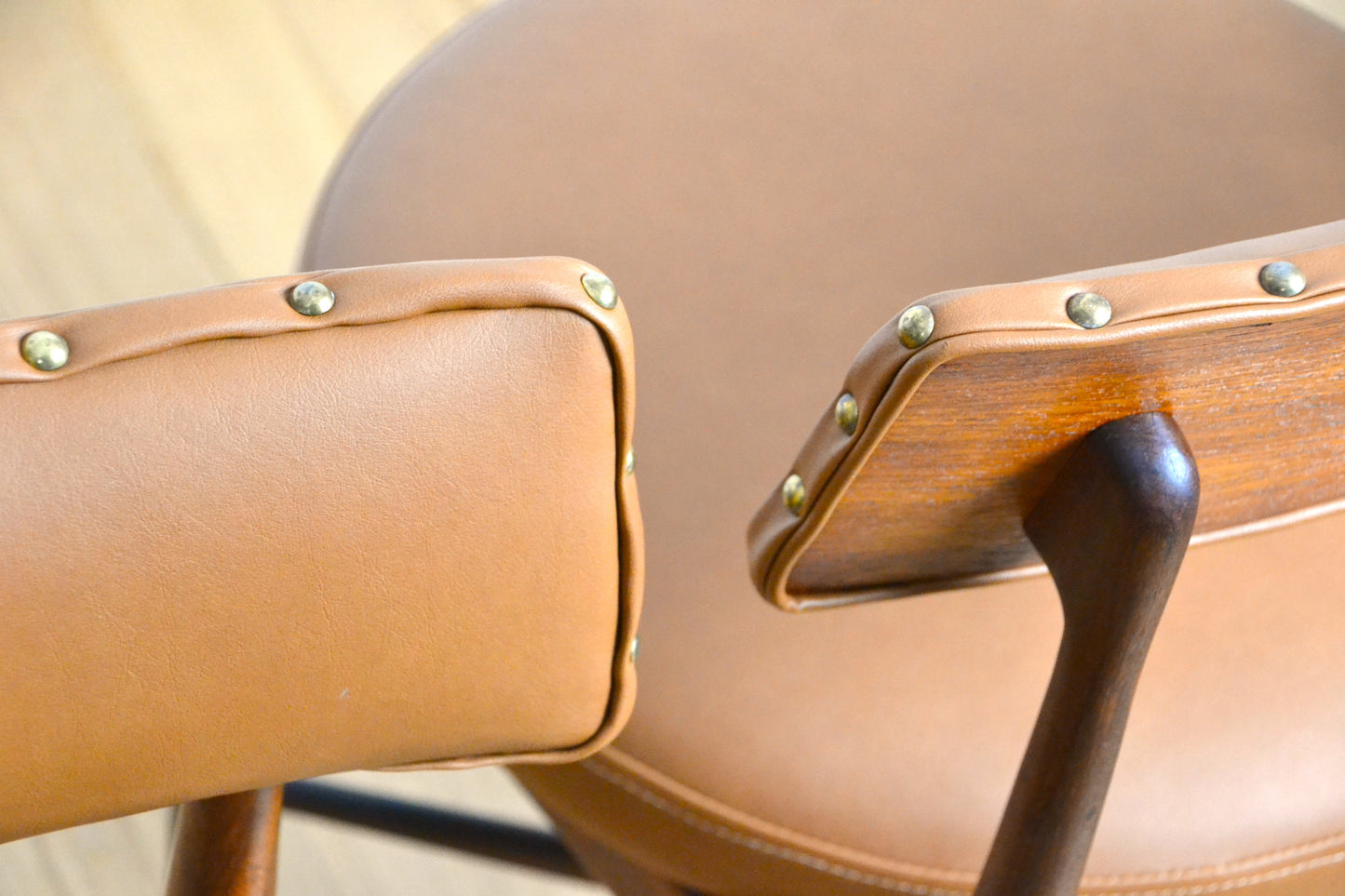 Mid century dining chairs Victor Wilkins for G-Plan England Rosewood & Teak / new upholstery