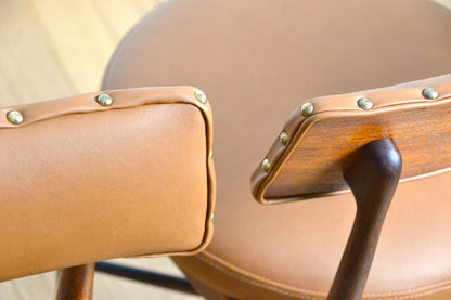 Mid century dining chairs Victor Wilkins for G-Plan England Rosewood & Teak / new upholstery