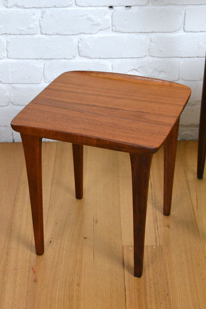 Vintage Teak side table- restored