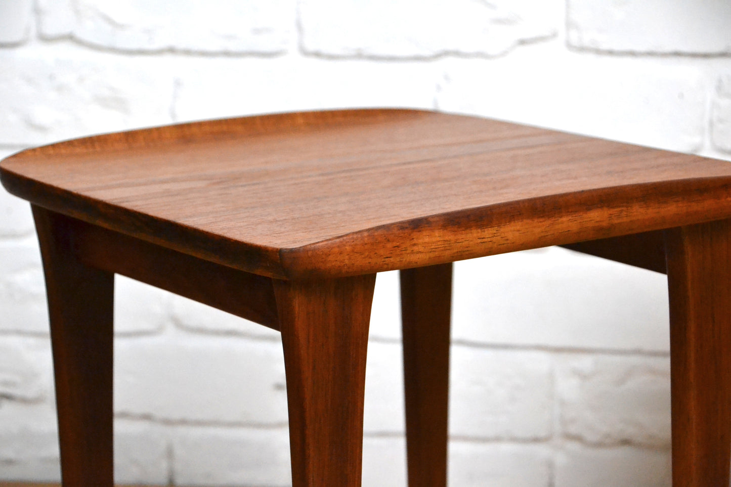 Vintage Teak side table- restored