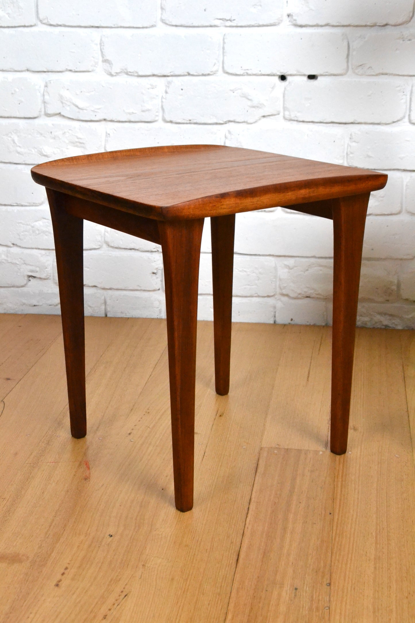 Vintage Teak side table- restored