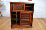 Load image into Gallery viewer, Vintage Japanese Getabako / shoe cupboard - small chest bedside
