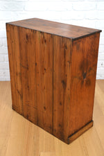 Load image into Gallery viewer, Vintage Japanese Getabako / shoe cupboard - small chest bedside
