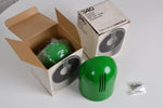 Load image into Gallery viewer, Pair Italian space aged green wall lights / boxed by Makio Hasuike for Gedy
