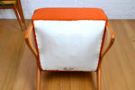 Load image into Gallery viewer, Stunning *Rare Mid century Italian wingback armchair - restored pure wool
