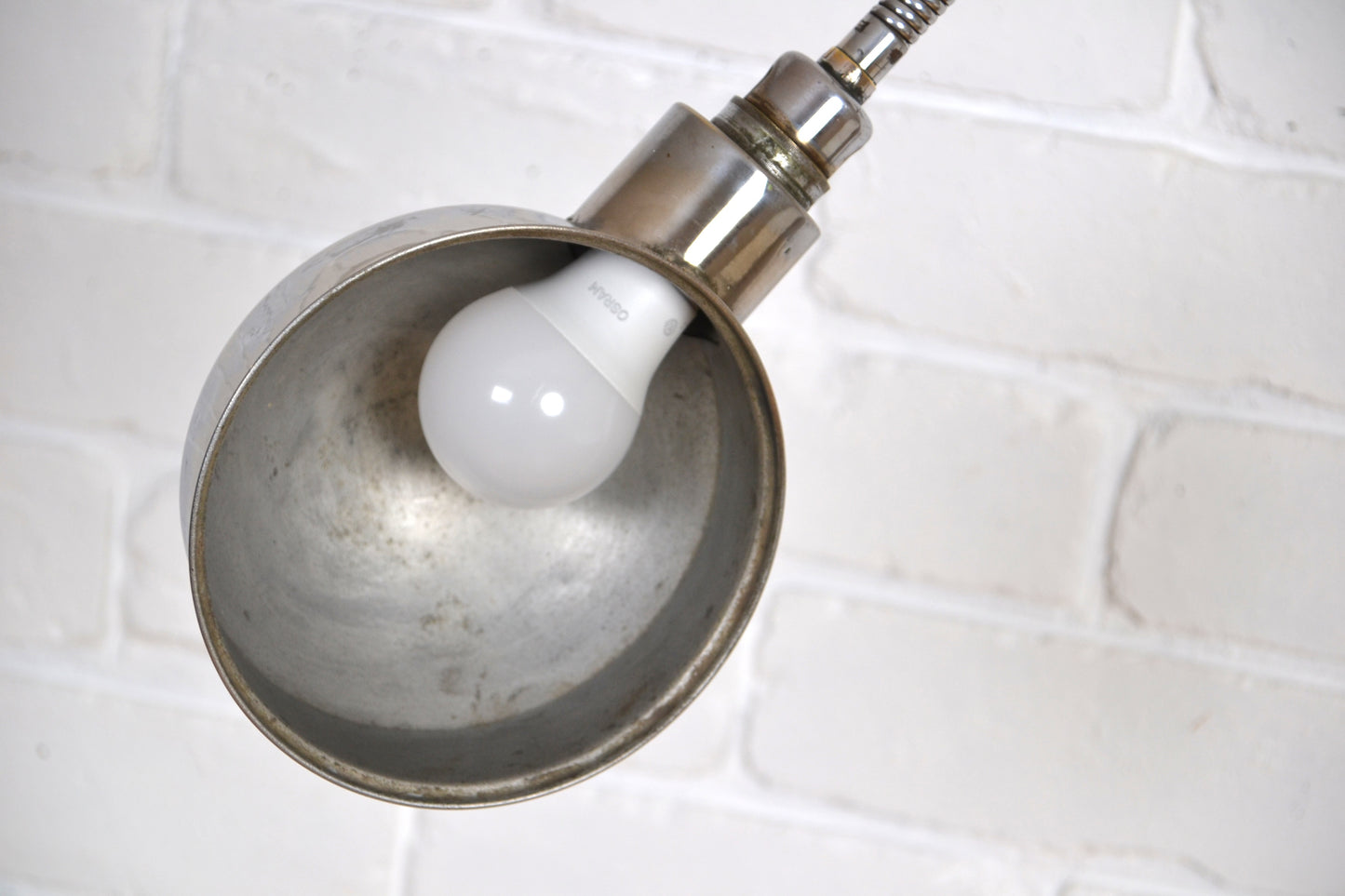 Machine aged Art Deco European Drafting wall lamp- rare