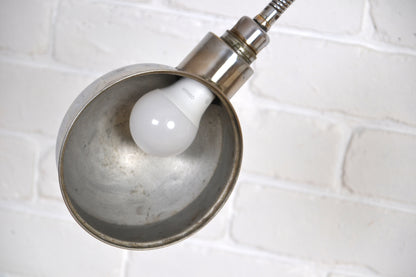 Machine aged Art Deco European Drafting wall lamp- rare