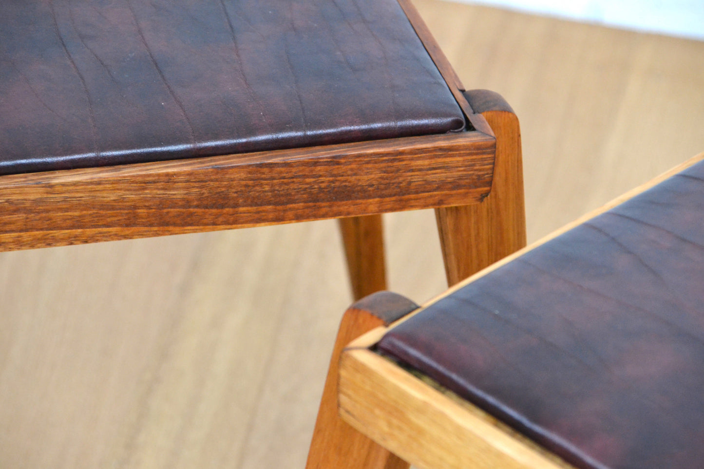Australian Mid century nesting / coffee tables - restored QLD Maple