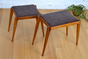 Australian Mid century nesting / coffee tables - restored QLD Maple