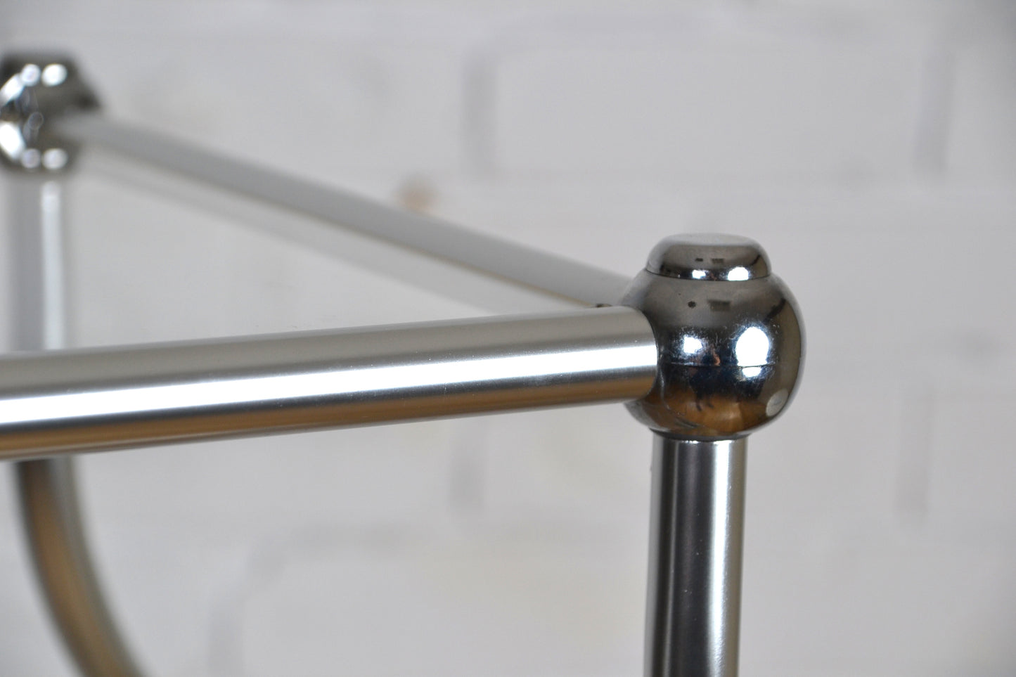 Vintage Dancing shelf / wiggly shelf 1.5 meters (silver)